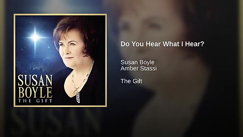 1.   'Do You Hear What I Hear?', Susan Boyle-Amber Stassi - 11-8-10